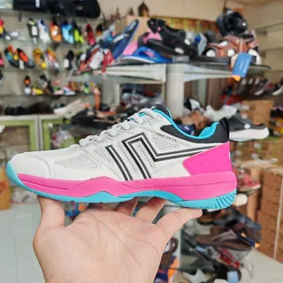 Baoji Badminton shoes รองเท้าแบดมินตัน รองเท้าออกกำลังกายอินดอร์ ไซส์37- 41 รุ่น W1054 /1055 /1133 แบบผูกเชือก พร้อมส่ง