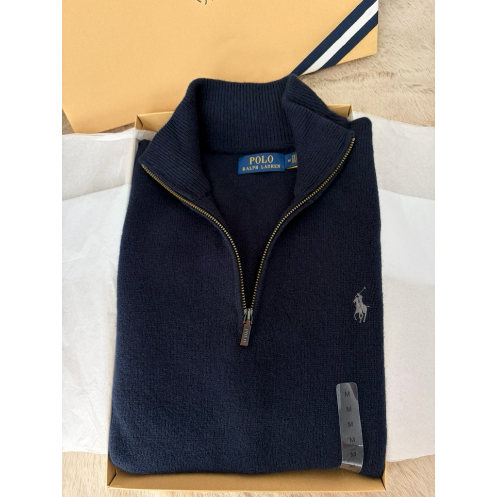 Polo Ralph Lauren Wool Quarter-Zip Sweater
