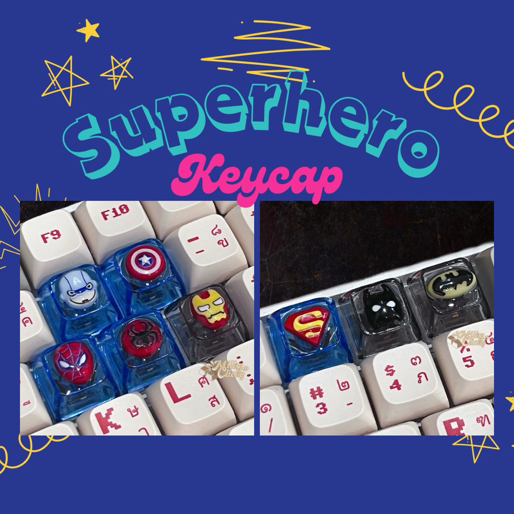 SuperHero mechanical Keycap คีย์แคปซุปเปอร์ฮีโร่[เมคานิคอล]