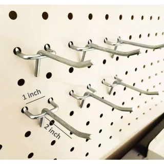 10 ชิ้น/แพ็ค ตะขอ ลวดแขวน ขนาดต่างๆ ตะขอโลหะpegboard แขวนเครื่องมือ มีสีให้เลือกมากมาย ลวดแขวนสินค้าผนังรู