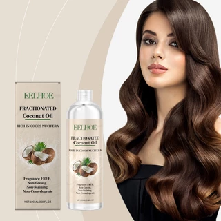 EELHOE น้ำมันบำรุงผม Coconut Hair Oil น้ำมันผมมะพร้าว ฟื้นฟูผมเสีย เซรั่มน้ำมันมะพร้าว
