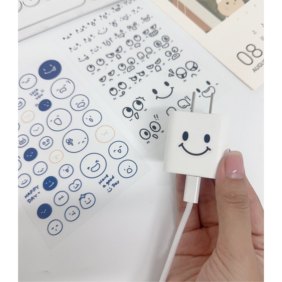 สติ๊กเกอร์กันน้ำลายการ์ตูน Sticker DIY ติดเคสหัวชาร์จ สมุดโน๊ต iPad iPhone MacBook ไดคัทแล้ว