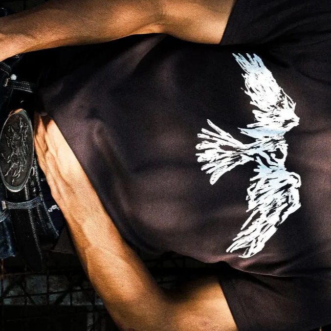 RUSTY MISERY EAGLE T-SHIRT ราคา ถูกที่สุด ดีลบีเคเค แกลเลอรีภาพที่ 3