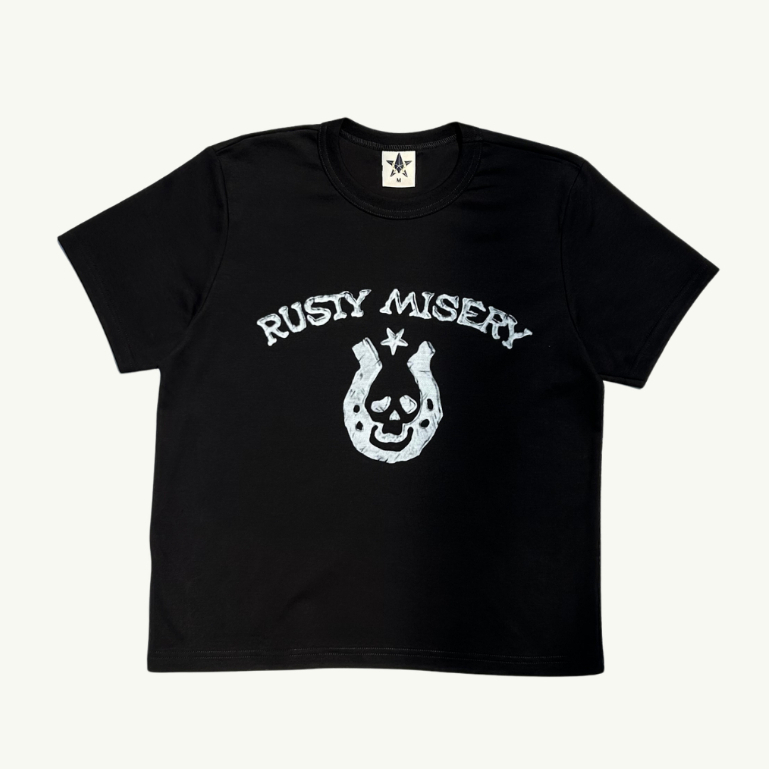 RUSTY MISERY SKULL T-SHIRT
