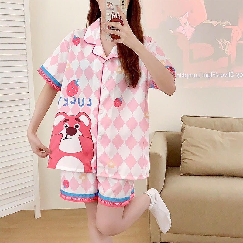 ชุดนอนแขนสั้นผู้หญิง บิ๊กไซส์ ผ้าเย็นเกรดพรีเมี่ยม ลายการ์ตูน พร้อมส่ง ราคา ถูกที่สุด ดีลบีเคเค แกลเลอรีภาพที่ 9