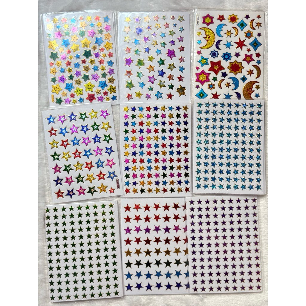 สั่งขั้นต่ำ30บาทต่อออเดอร์(ไม่รวมค่าส่ง) ⭐️สติ๊กเกอร์ม้อบแม้บ หมวดดาว⭐️