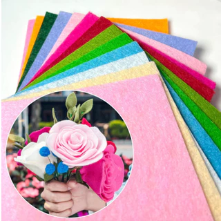 ผ้าสักหลาด แบบแข็ง 40สี ผ้าสักหลาดแข็ง 1มิล สำหรับงานประดิษฐ์ ทำสื่อการสอน งานDIY