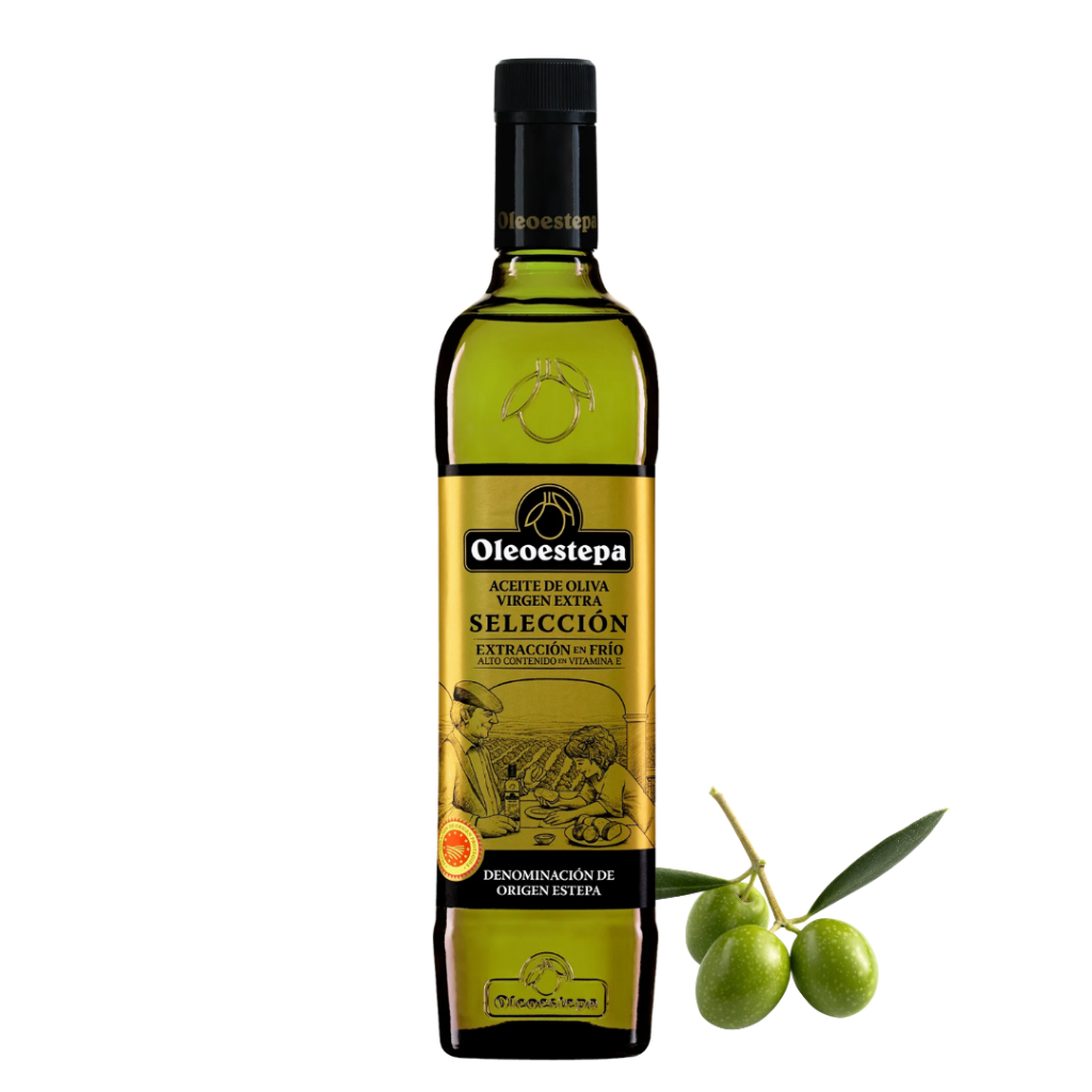 Oleoestepa Aeite De Oliva Virgen Extra Seleccion  น้ำมันมะกอก ธรรมชาติเกรดพิเศษ 500ml.
