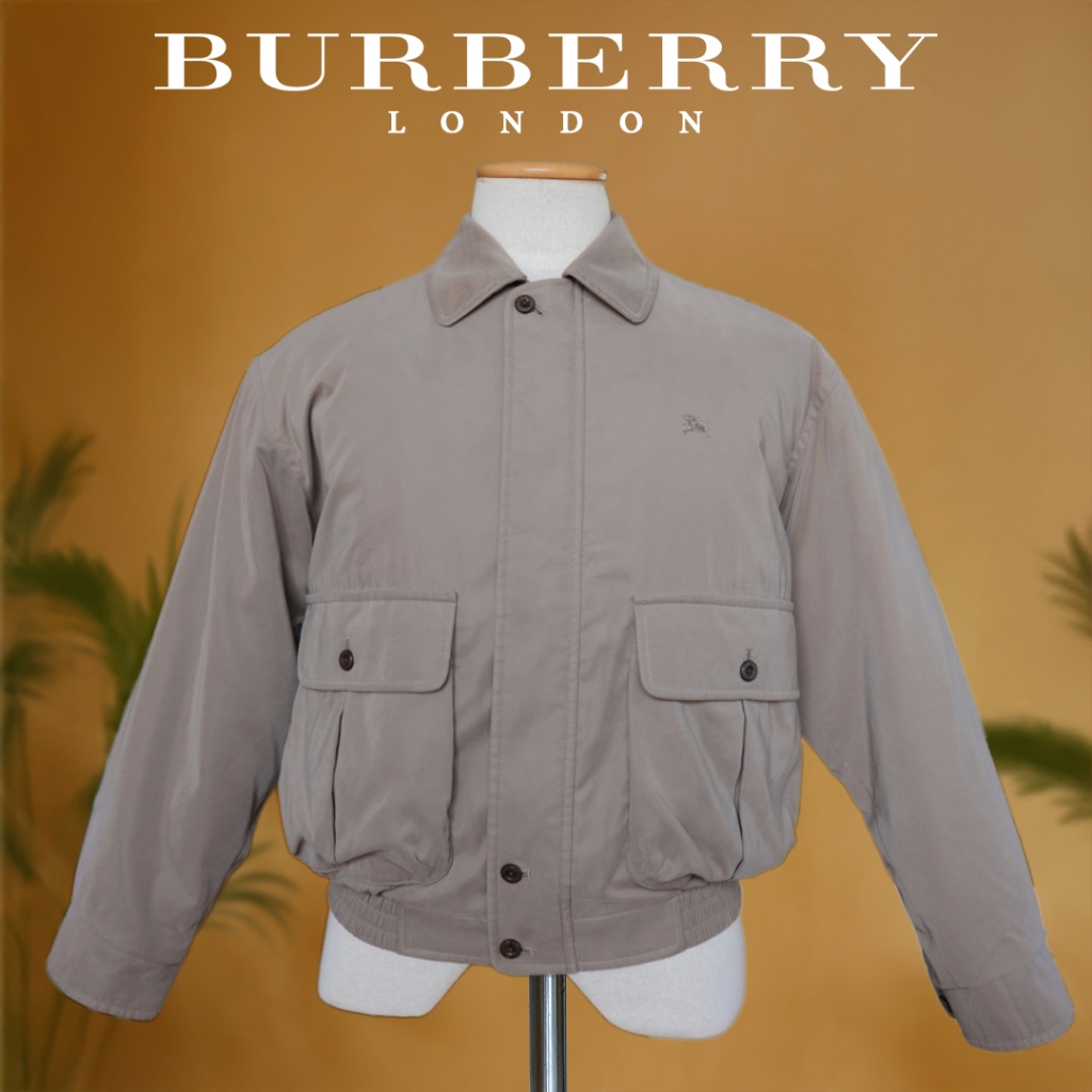 Burberrys (Vintage) - Harrington Bomber Jacket - อก 50" มือสอง