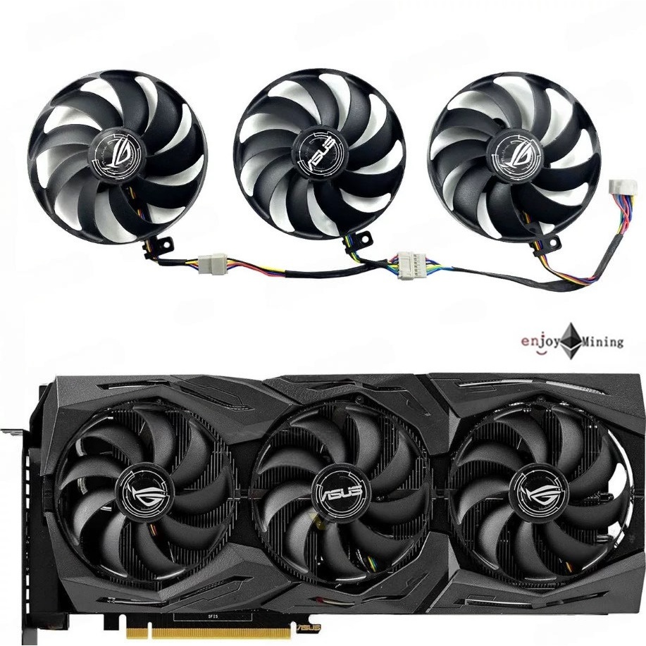 พัดลมการ์ดจอ ASUS ROG STRIX RTX 2060 2070S 2080Ti RX 5700XT graphics card fan