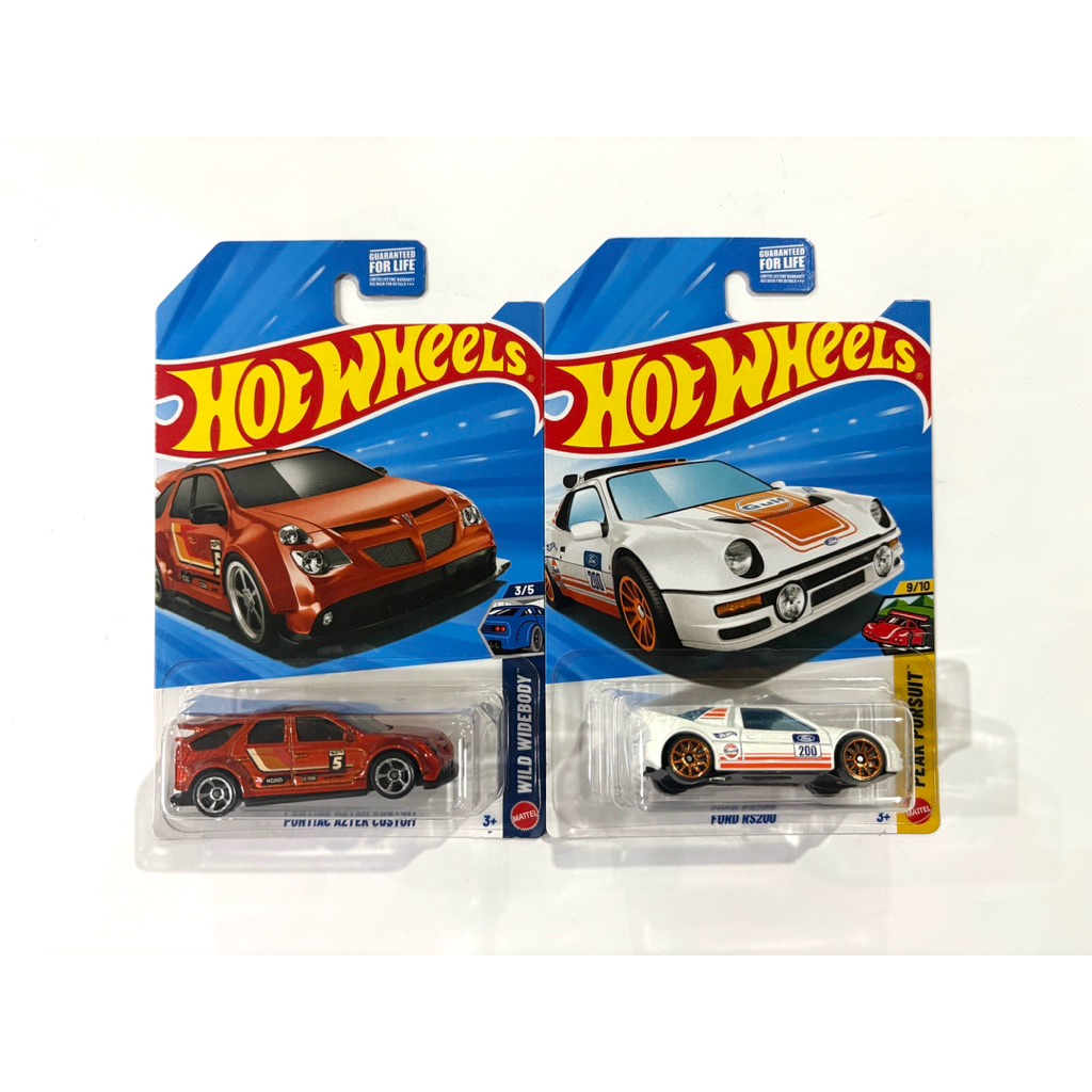 Hot Wheels | FORD RS200(Gulf) | PONTIAC AZTEK CUSTOM ~ สีพิเศษ Exclusive |‼️แพคยับ มุมยับ หูยับ 🇺🇸ขายในอเมริกาเท่านั้น✈️