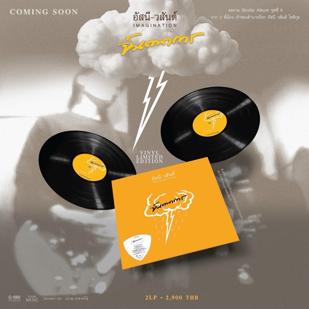 VINYL อัสนี-วสันต์ โชติกุล อัลบึ้ม (IMAGINATION) จินตนาการ (2LP 45RPM)