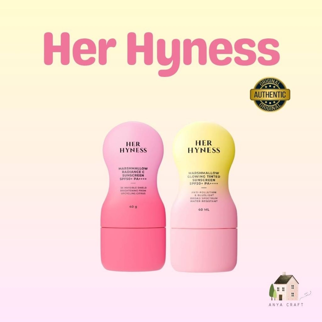 A007-HER HYNESS ครีมกันแดดมาร์ชเมลโลว์ เนื้อเนียนนุ่ม ควบคุมความมัน ปรับสีผิว 40g ราคาถูก Shopee Lazada