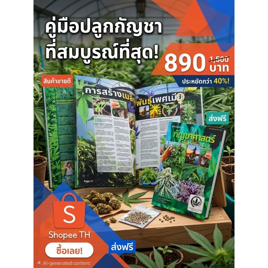 หนังสือ​ กัญ​ชา​ศาสตร์​ by DrHighThai​