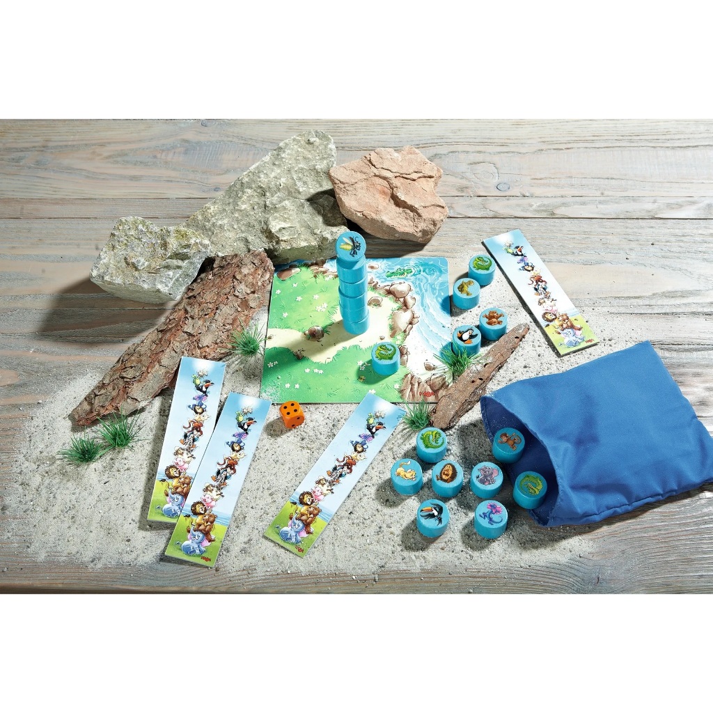 [บอร์ดเกมเด็ก] สัตว์สร้างประภาคาร Animal upon Animal: Memory Stacking (2017) By HABA