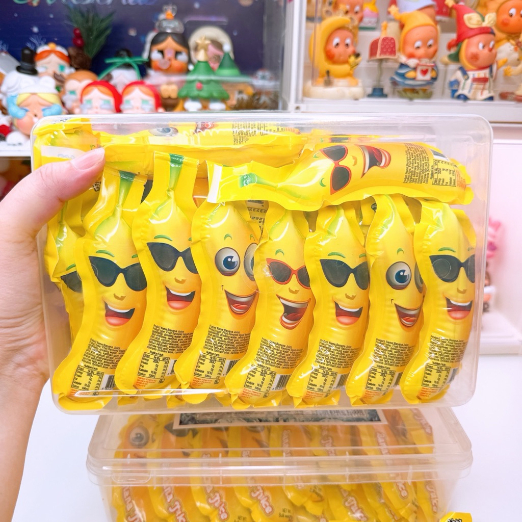 ฟรุตเจเล่ กล้วยหอม น้ำหวานผลไม้ ( 1 กล่อง 30 ชิ้น ) เยลลี่ พุดดิ้ง
