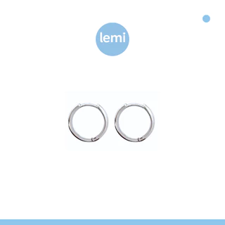 Lemi ต่างหูเพื่อผิวแพ้ง่าย Hoop Surgical Steel