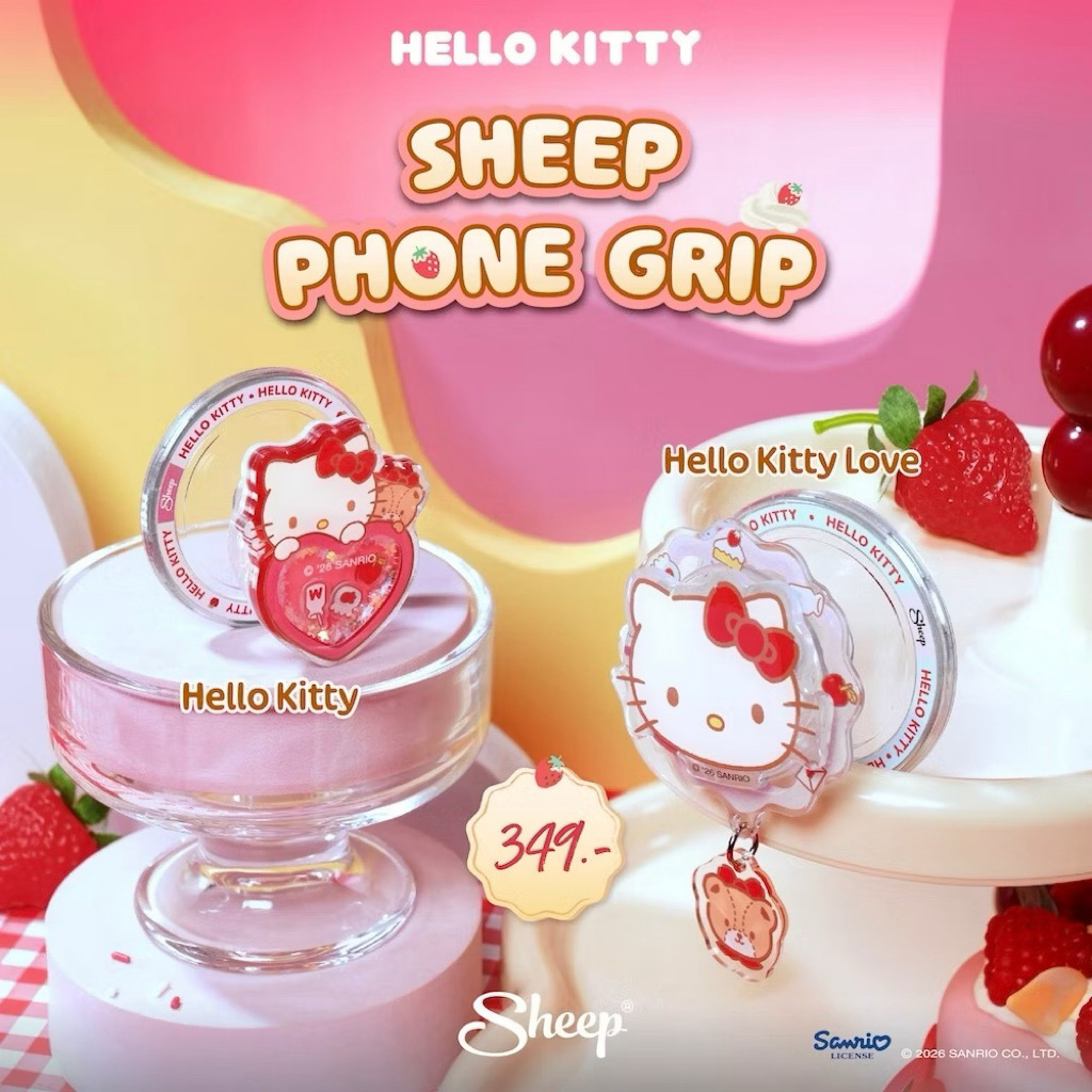 (ราคาหิ้ว)(เติมสต็อก) APPLE SHEEP Case Airpods, Griptok - Hello Kitty Collection (พร้อมส่งในไทย 🇹🇭)