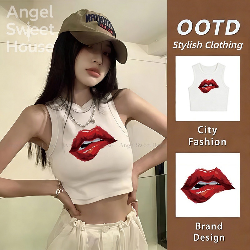 (จัดส่งตลอด 24 ชั่วโมง）Angle Official ใหม่ล่าสุด ลายพิมพ์ เสื้อเวสต์ ทันสมัย ผ้าสะดวกสบาย เข้ากับทุกสไตล์ เสื้อกล้าม B39