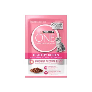 [โหล] Purina One Visibe Health For Life เพาว์แมว เพียวริน่าวัน ขนาด 70gx12ซอง
