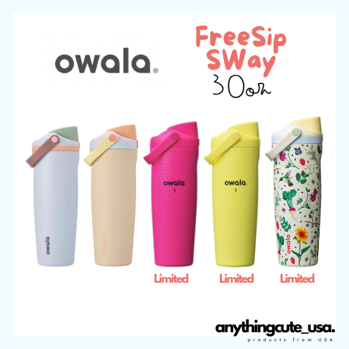 (พร้อมส่งบางสี & พรีออเดอร์ถึงไทย 2 มิย) Owala FreeSip Sway 30oz