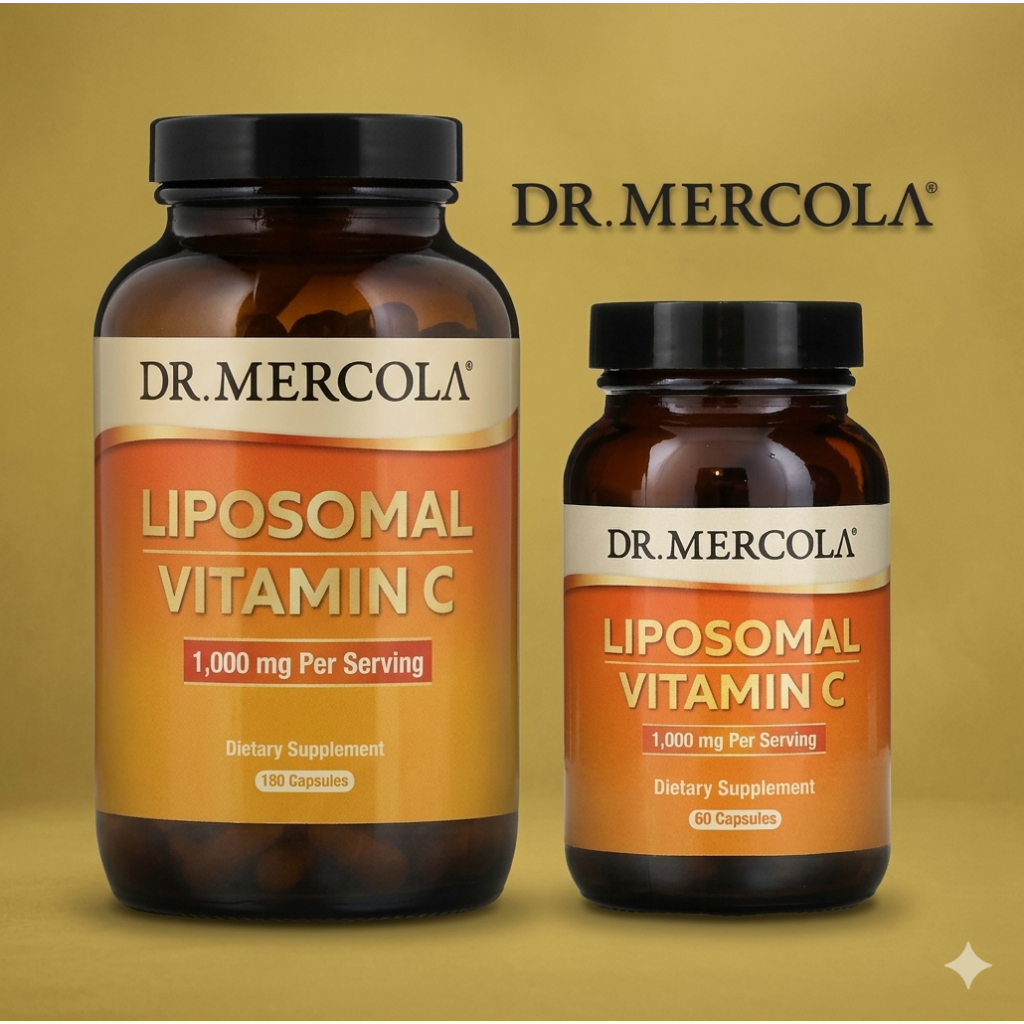 พร้อมส่ง Dr. Mercola, Liposomal Vitamin C, 1,000 mg,ไลโปโซมอลวิตามินซี
