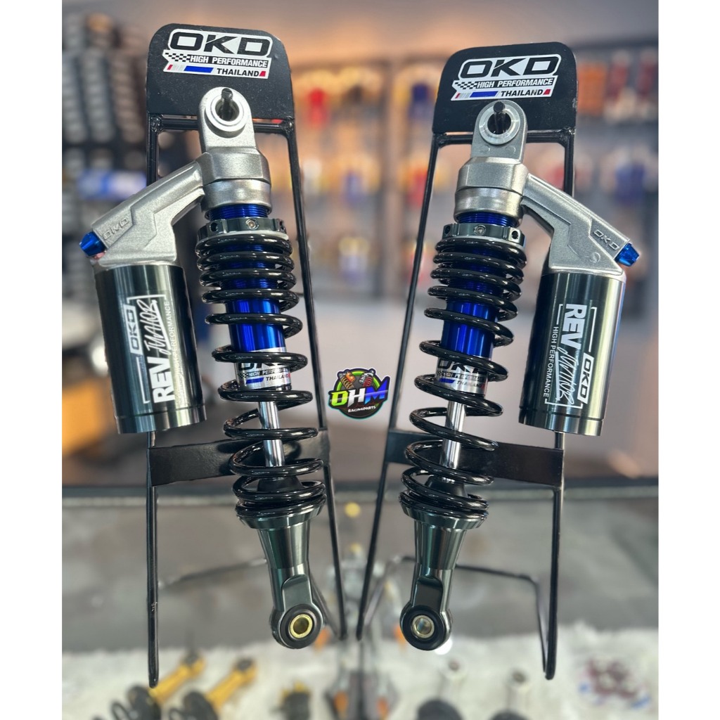 โช๊คหลัง OKD รุ่น RevJunior ใส่เวฟ ( 125i ปี 2023 ถึงปัจจุบัน / 110i ปี2019 ถึงปัจจุบัน ) สูง320มิล ราคา ถูกที่สุด ดีลบีเคเค รูปภาพหลัก