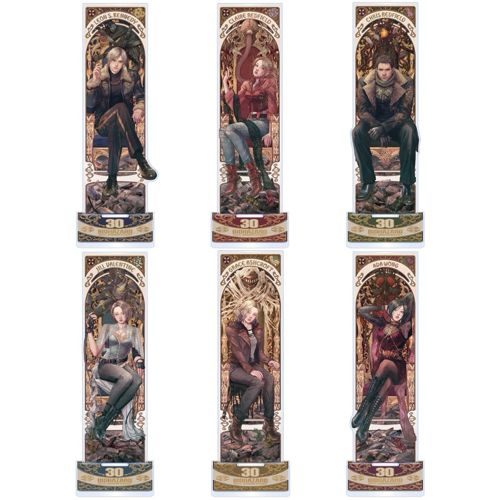 (พร้อมส่ง📦)(แท้/มือหนึ่ง🇹🇭) Resident Evil 30th Anniversary Acrylic Stand