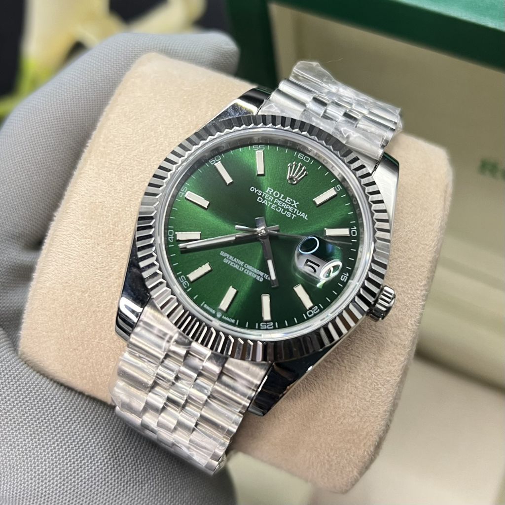หรูหรา นาฬิกาข้อมือ DJ 40mm Green cc top