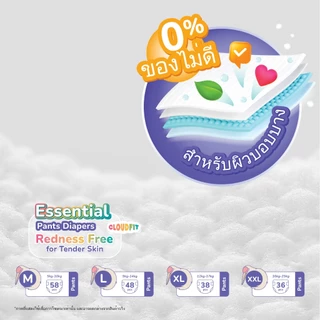 [1 PACK] Faybel Baby Essential PANTS Diaper- All Sizes (M, L, XL, XXL, XXXL) ผ้าอ้อมเด็ก | ผ้าอ้อมแบบกางเกง