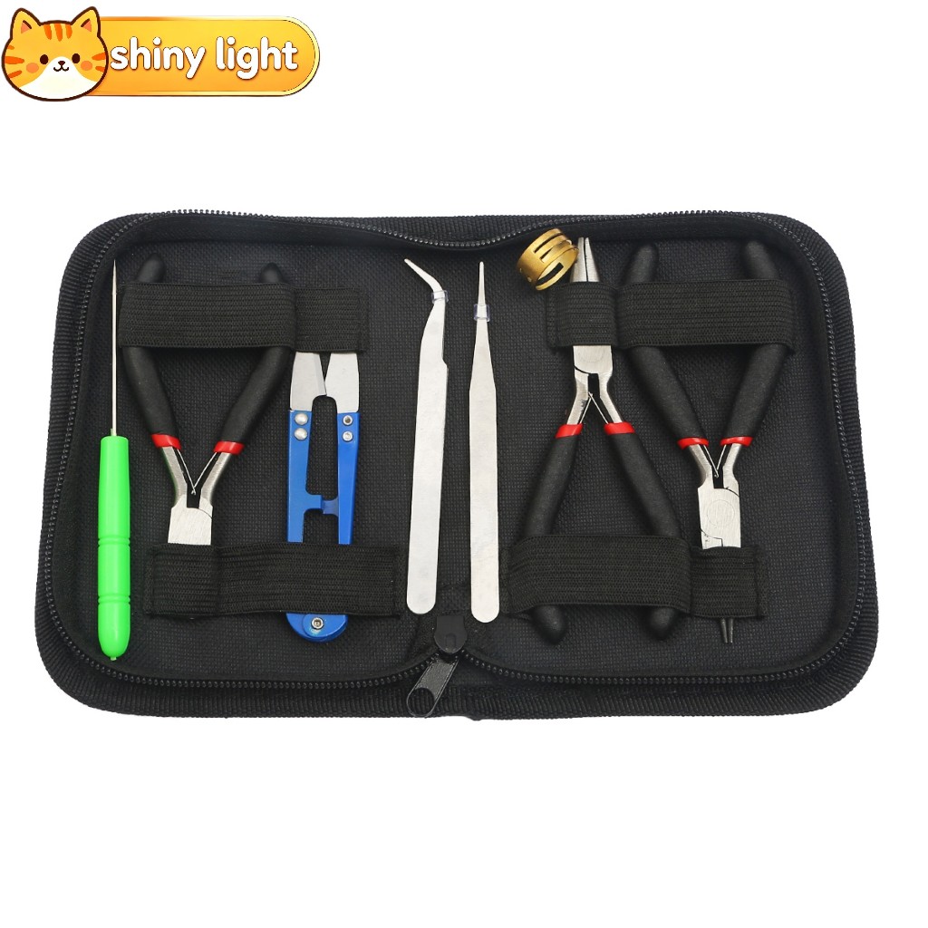 1 กล่อง ชุดเครื่องมือ DIY ทำสร้อยข้อมือและเครื่องประดับ คีม แหนบ กรรไกร อุปกรณ์ครบเซต