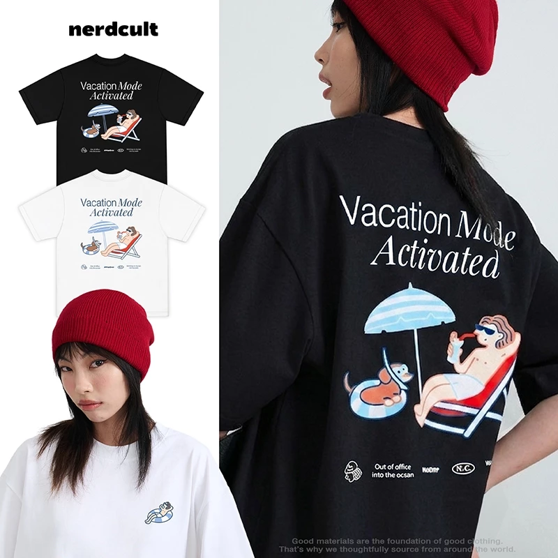 NERDCULT | VACATION TEE | RELAX CUT™ (เสื้อยืดทรงหลวม)