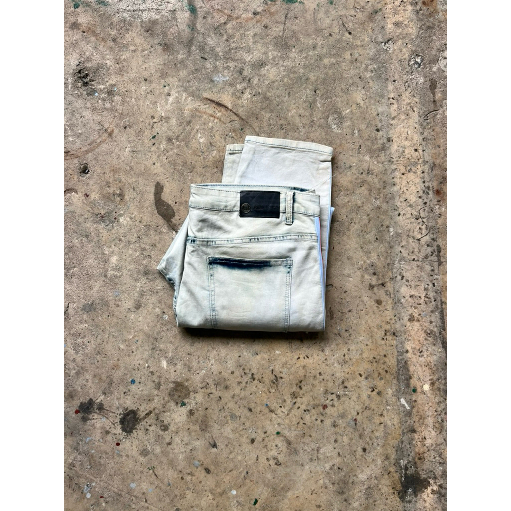 Skinny biker jeans (เอว42)