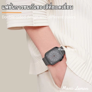 Manis Lemon แหวนแม่เหล็ก สายนาฬิกาข้อมือ for Smart Watch Series 11 10 9 8 3 5 4 SE 6 7 2 1 Ultra 49 46 45 44 40 41 mm
