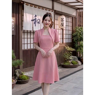 [พร้อมส่ง] Austin Dress - เดรสคอปีนดีไซน์เรียบหรู ทรง A-line ป้าย VERA ชุดไปงานแต่ง ชุดไปคาเฟ่ by Lamoon apparel