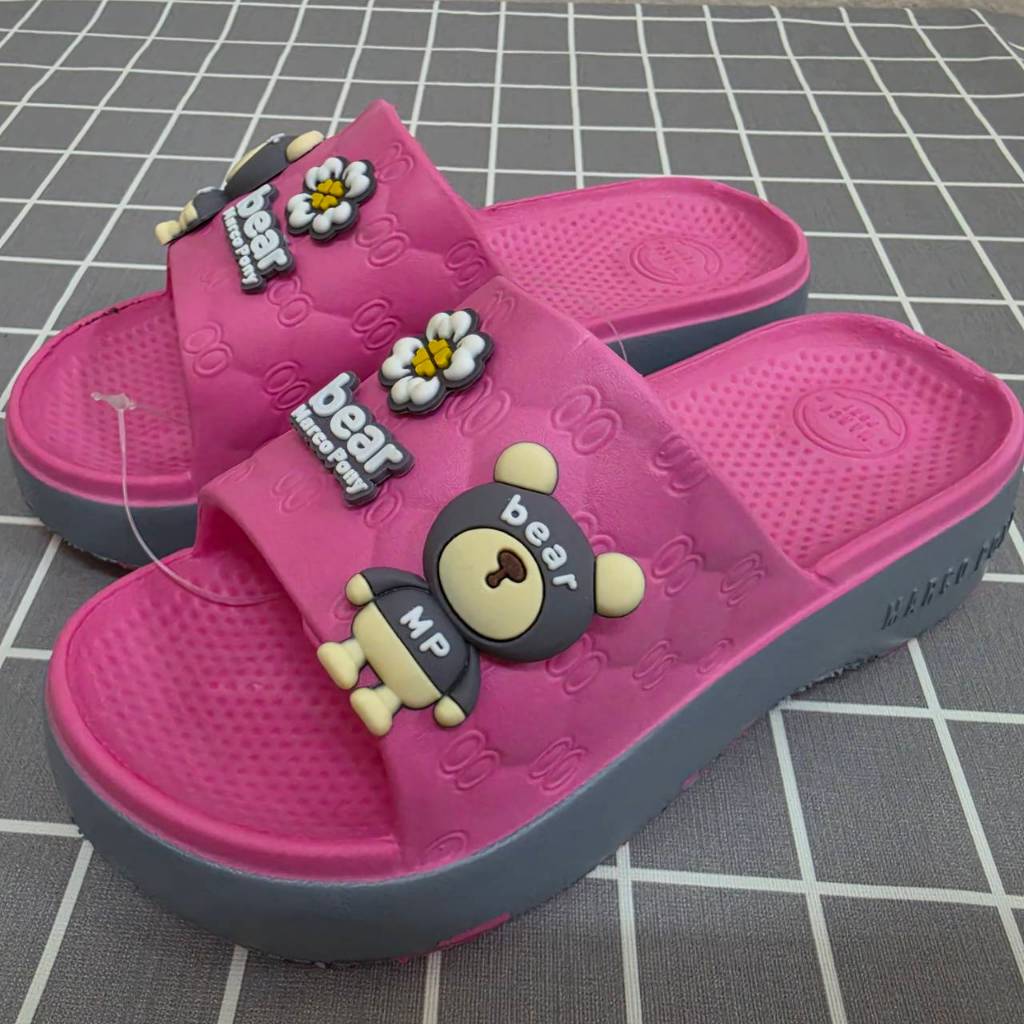 รองเท้าสวมลายพื้นหมีพื้นหนานิ่ม พื้นหนา4.5ซม ยี่ห้อ MARCO PONY รุ่นMP5143สวมใส่สบายเท้าไซร้36-41