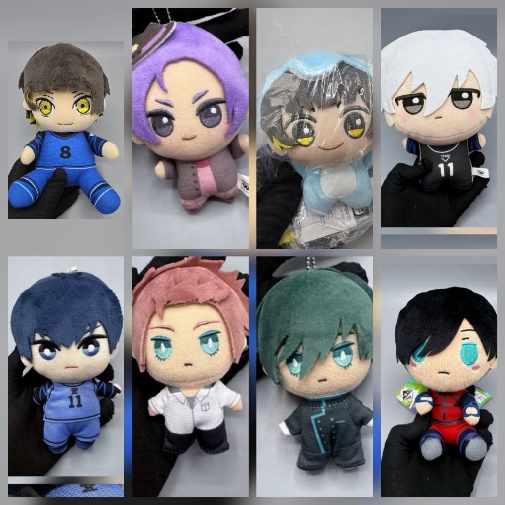 (พร้อมส่ง/แท้ ✅️) ของสะสม อนิเมะ จิบินุย blue lock isagi reo nagi rin sae itoshi plush bachira บาจิร