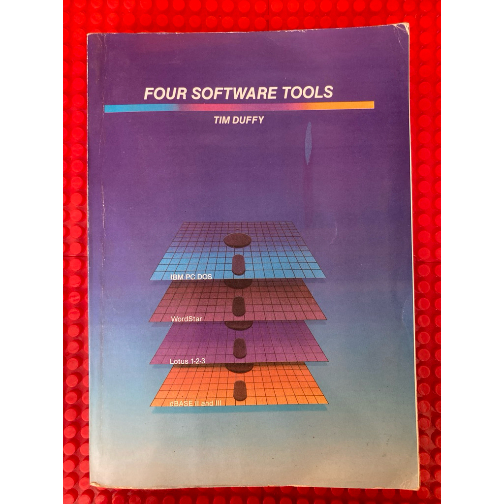 ENDED 1988 PB Four Software Tools, Lotus 123, Wordperfect, dBase III Plus หนังนือคอมพิวเตอร์มือสอง,