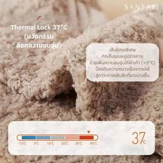 𝗦𝗔𝗡𝗧𝗔𝗥𝗜 𝗖𝗹𝗼𝘂𝗱 𝗙𝗹𝗲𝗲𝗰𝗲 | 🌙 ถุงเท้านอน กันลื่น ขนนุ่ม กันลื่นเต็มฝ่าเท้า ผ้าขนหนู อุ่นสบาย ข้อกว้างไม่รัด คู่รัก ชาย หญิง