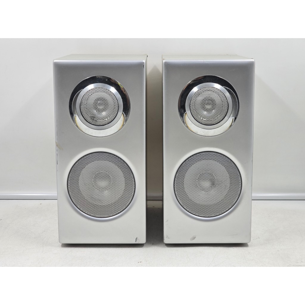 BJ60 ลำโพงญี่ปุ่นมือสอง 1 คู่ (BJ) SHARP SD-GX2-S 30W 4 โอห์ม Woofer 3.5 นิ้ว Size ตู้ 13x20x27CM ตะ