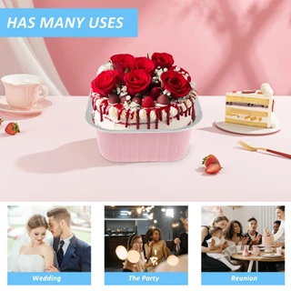150ชิ้นอลูมิเนียมฟอยล์อบถ้วยทนความร้อนเค้กถ้วยแม่พิมพ์พร้อมฝาปิด Cupcake