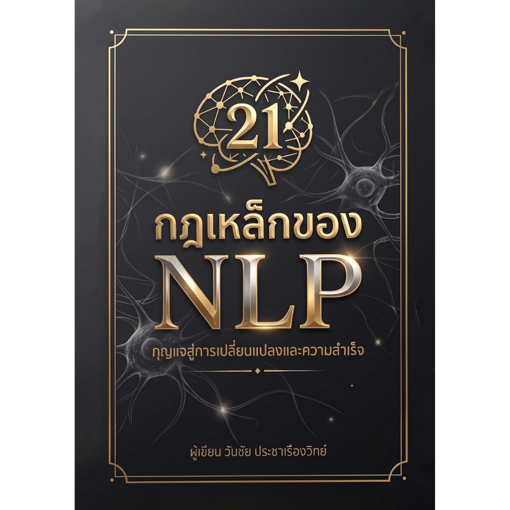 21 กฎเหล็กของ NLP เพื่อชีวิตที่เป็นเลิศ เขียนโดย วันชัย ประชาเรืองวิทย์