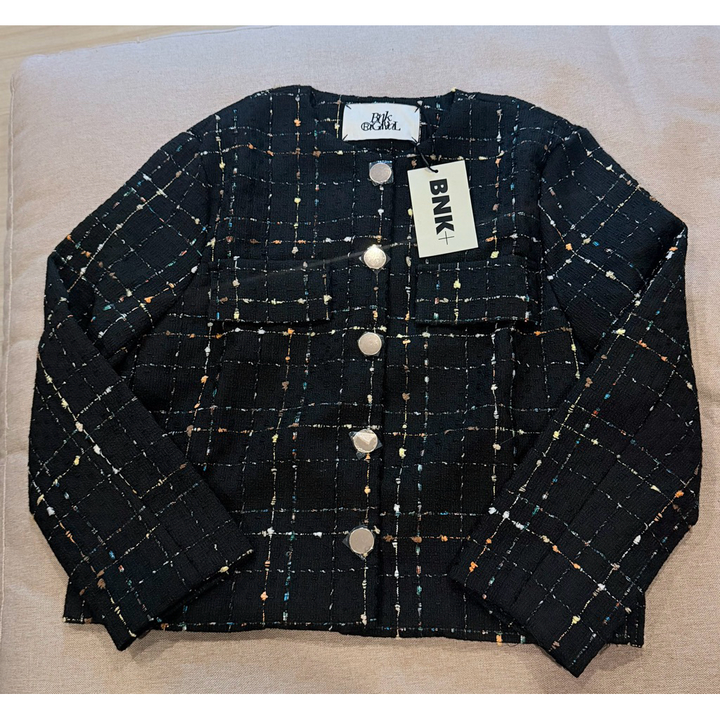 New Etoile BNK Milan Jacket Black ไหมหลายสี Size 2 พร้อมส่งจ้าาา🖤✨
