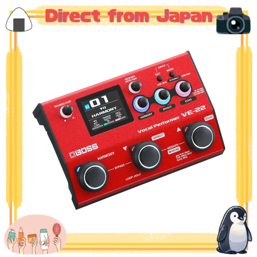 BOSS / VE-22 Vocal Performer / เอฟเฟคเสียงร้องคุณภาพสูง, สำหรับนักร้องและสตรีมเมอร์ [Direct from Jap