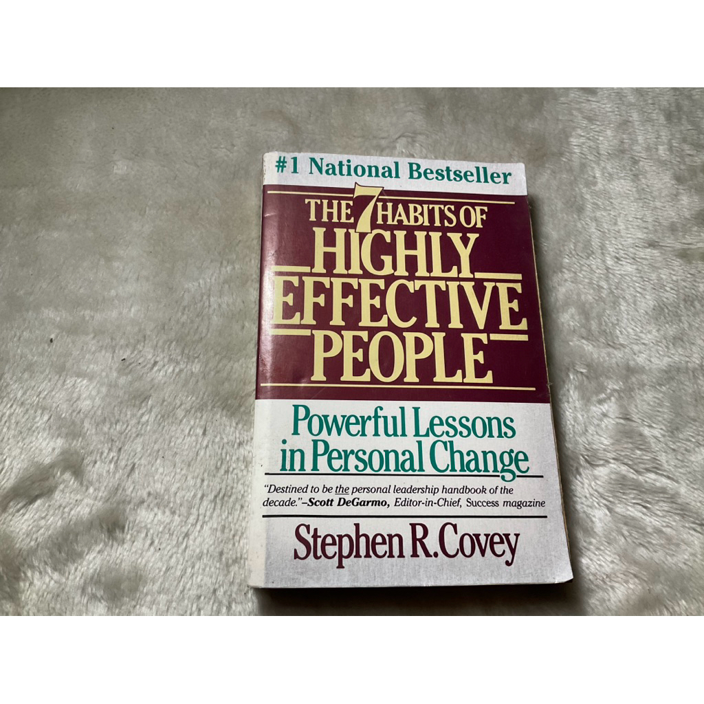 หนังสือมือสอง THE 7 HABITS OF HIGHLY EFFECTIVE PEOPLE