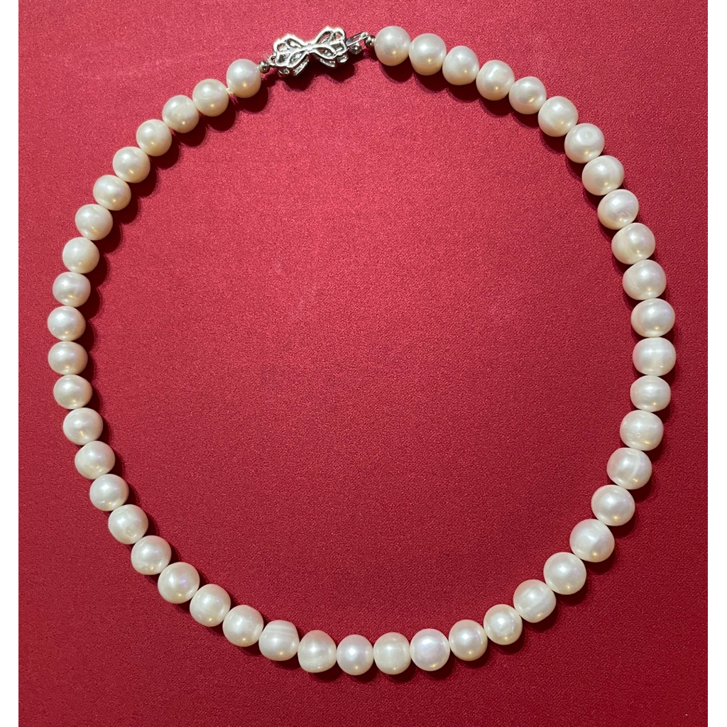 Pearl Necklace-31/ Freash Pearl necklace 12cm diameter