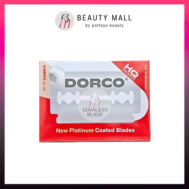 Dorco ดอร์โก้ ใบมีดโกน 2 คม 1 กล่อง (100 ใบ)