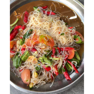 ขนมจีนอบแห้ง โปร 10 ห่อแถม 5 ห่อ เส้นเล็กเหนียวนุ่ม 50g.