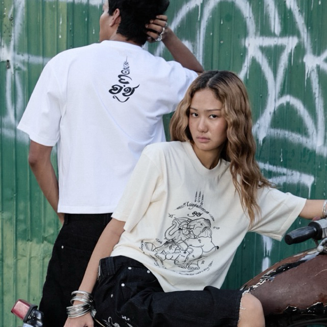 [Ouch] Mahaouch เสื้อยืดทรง Boxy มี 2 ลาย