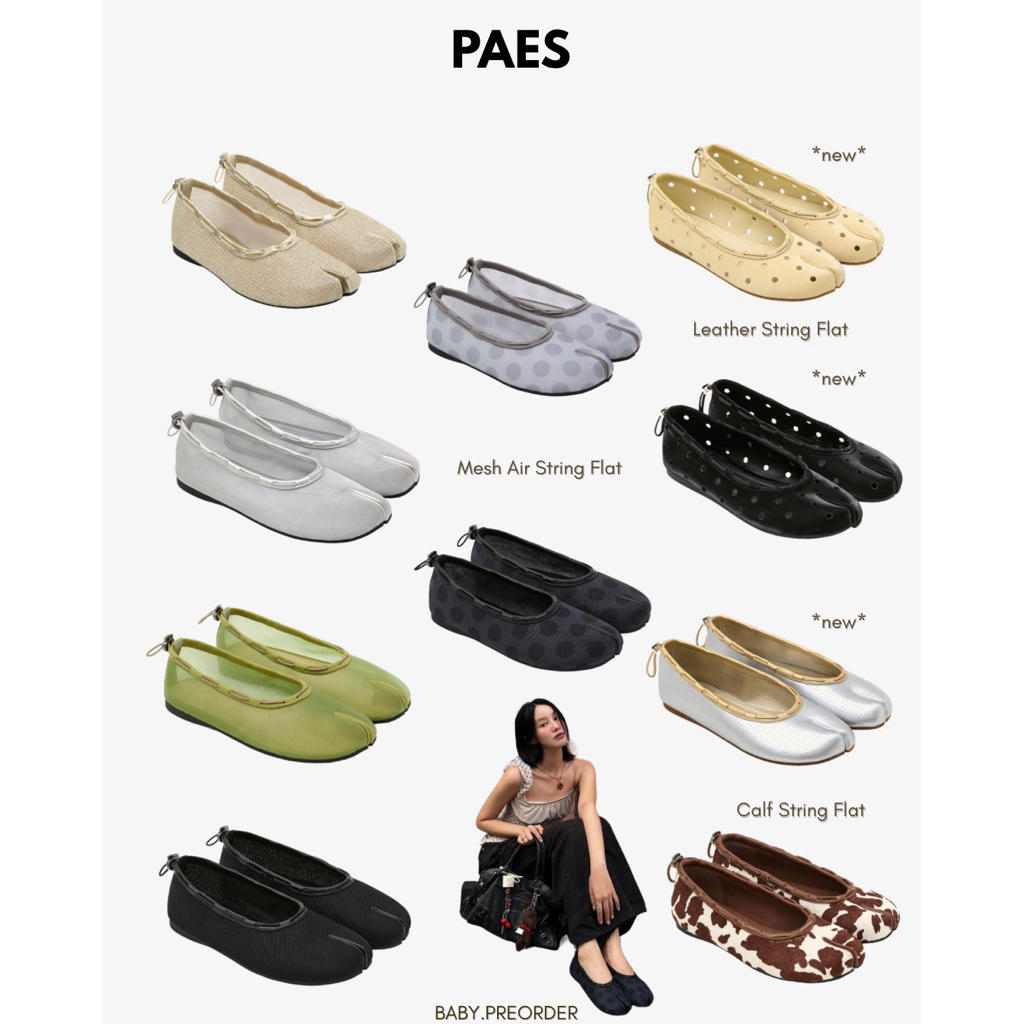 (ใช้โค้ดลดเพิ่ม 20%) PAES TABI SHOES🇰🇷 สั่งซื้อโดยตรงจากทางแบรนด์
